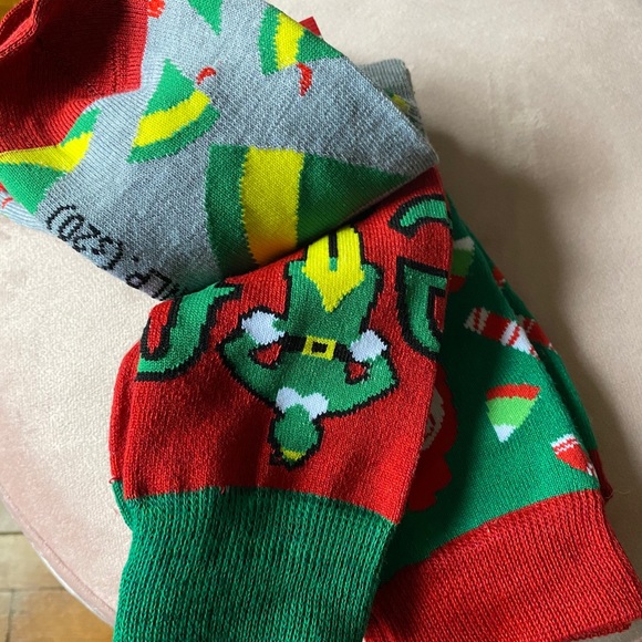 3-pack NWT Elf Christmas Socks - Picture 2 of 3